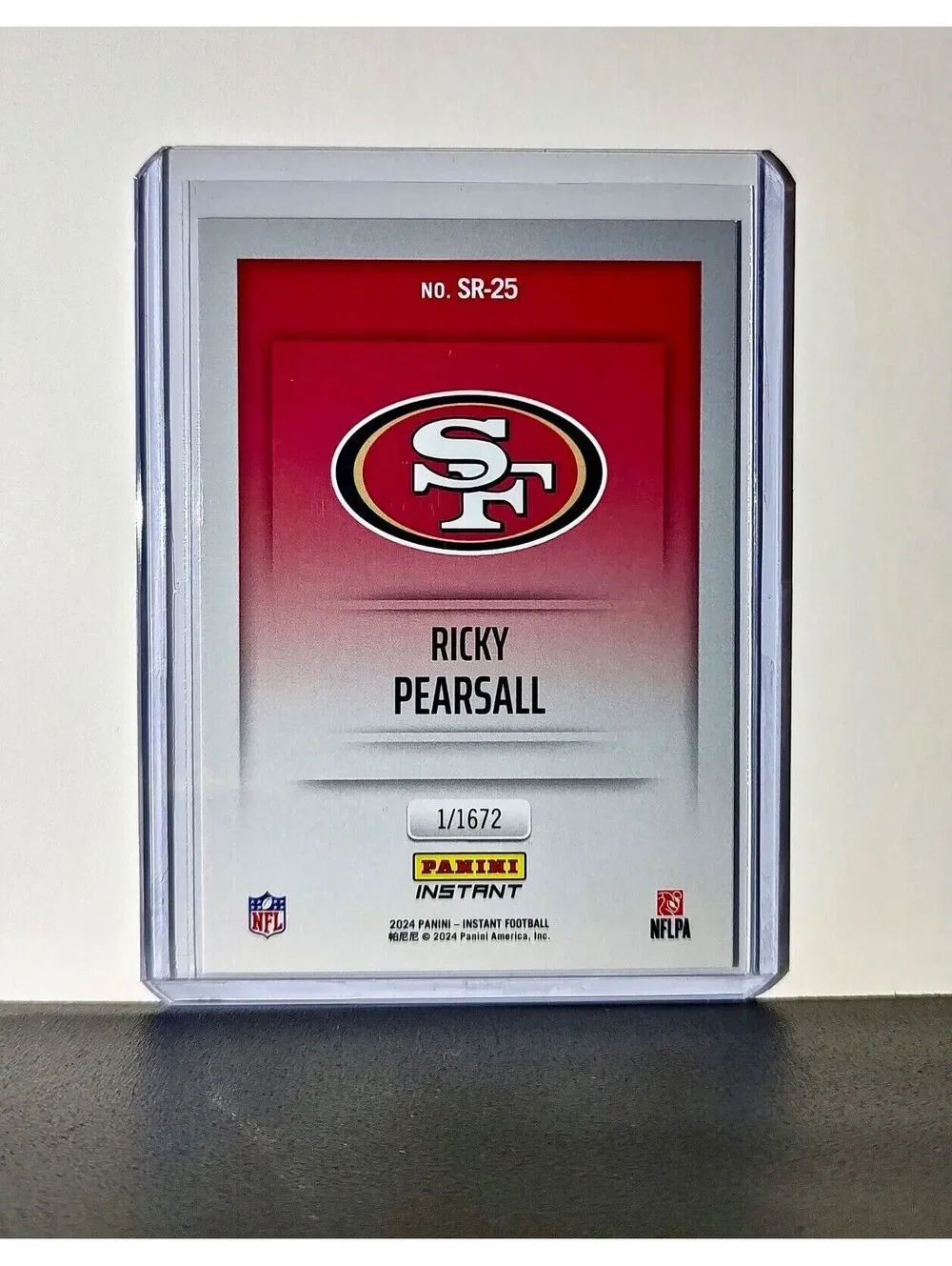 Ricky Pearsall 2024 Panini NFL Studio Rookies #25 Card SF 49ers 1/1672